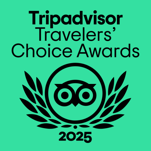 black logo on green background